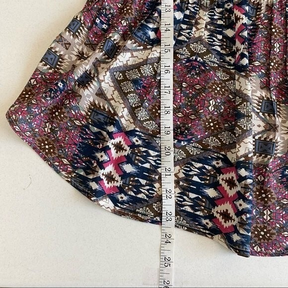 Forever 21 Boho Womens Top size Medium Fit Flare Southwest - Picture 10 of 11